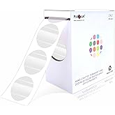 Amazon.com: PARLAIM 0.75 inch Round Clear Circle Dot Sticker, 1000pcs ...