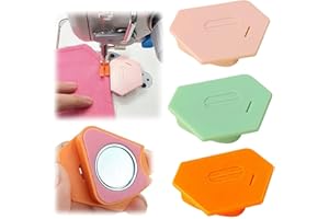 Magnetic Seam Guide for Sewing Machine, 2025 New Polygonal Multifucntional Seam Guide Hemmer Guide with Scale, Universal Sewi