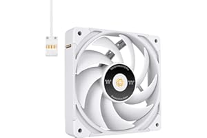 Thermaltake TOUGHFAN EX12 Pro Snow PC Cooling Fan, Magnetic Connection, Swappable Fan Blade, PWM Controlled 500~2000 RPM, Air