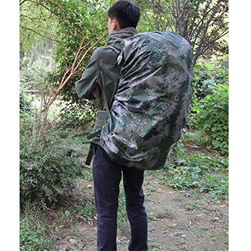 PolarLander 60-80L Rain Cover for Backpack Luggage Waterproof Cover for Hiking Camping Traveling (Camouflage)
