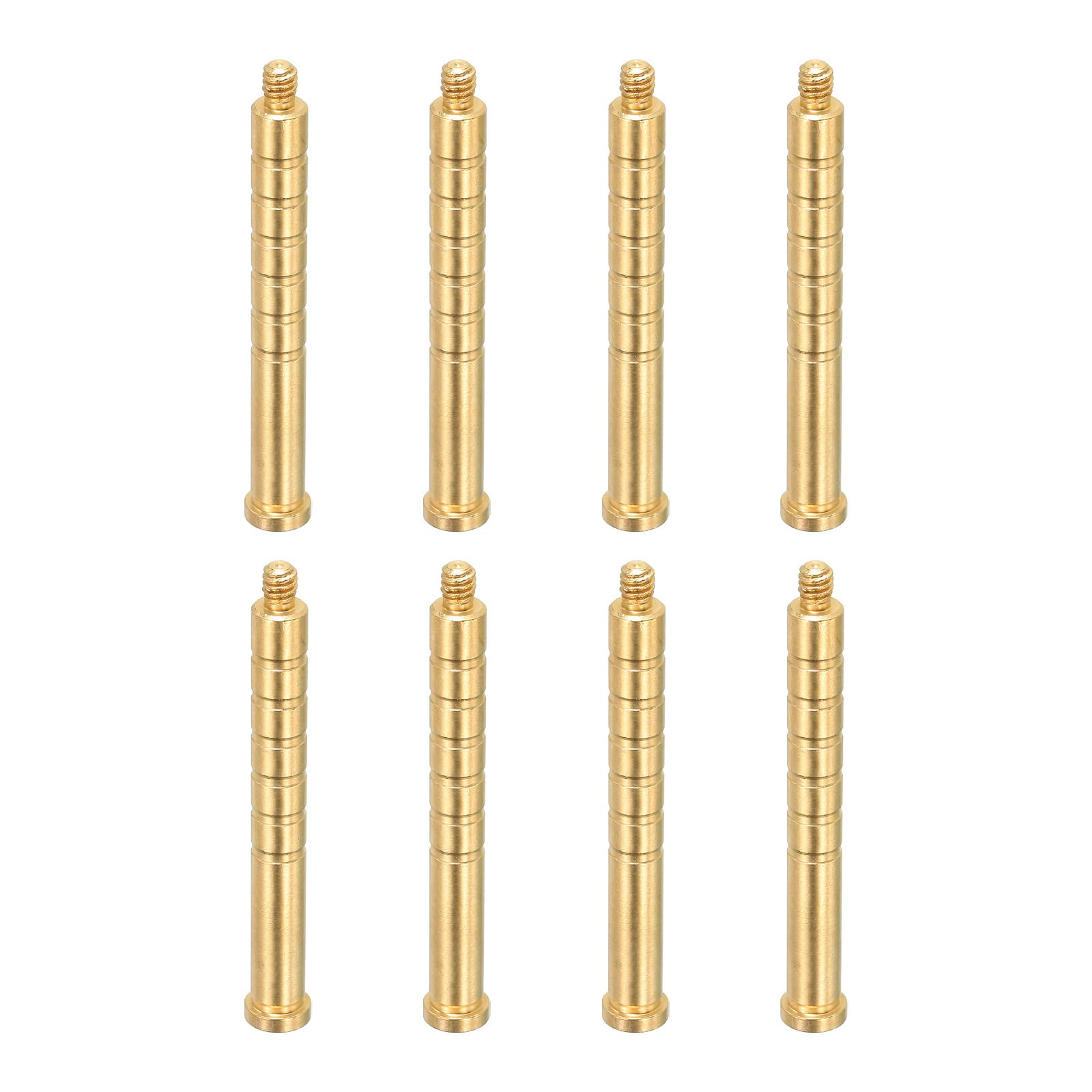 PATIKIL 150 Grain Archery Arrow Brass Insert, 8 Packs Insert Screw Copper Brass Arrow for .244/6.2mm Carbon Arrows