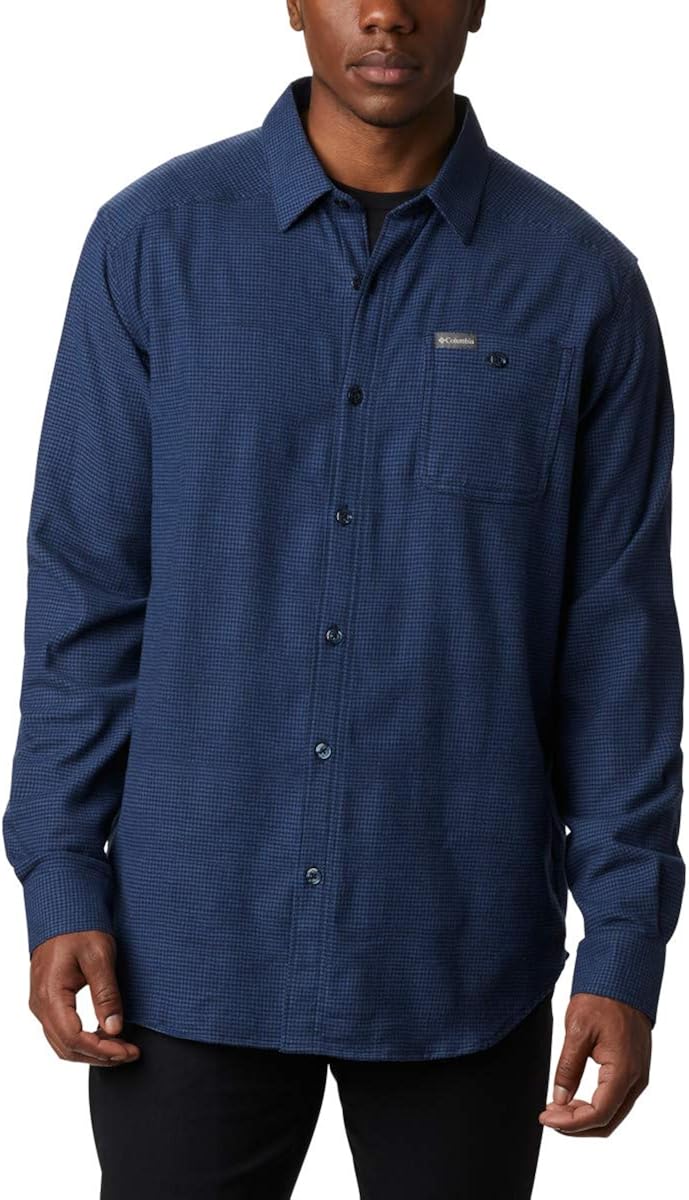 Columbia Men's Cornell Woods Flannel Long Sleeve Shirt: Clothing