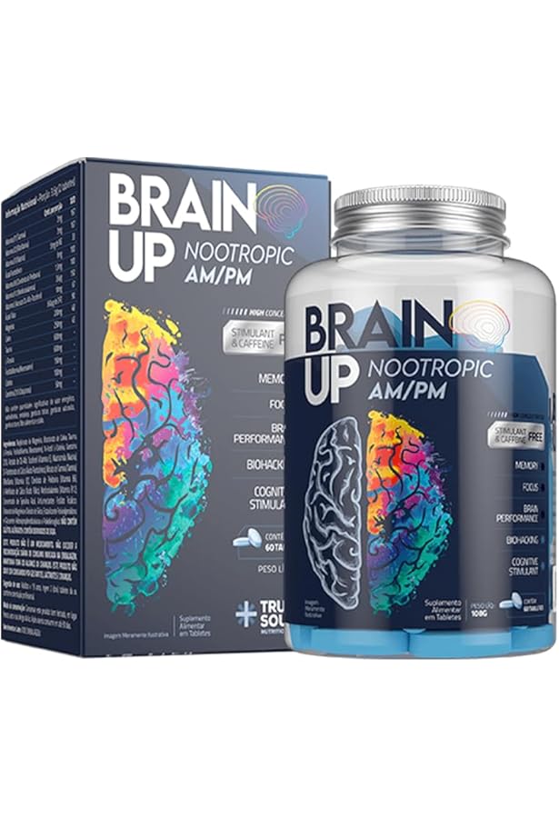 Brain On - Nootrópico Neuro Ativador. Memória, Foco, Atenção