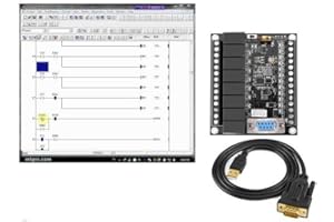 MIGRO Programmable Logic Controller Kit Mini PLC, Automation w Software & USB Interface, Power Supply