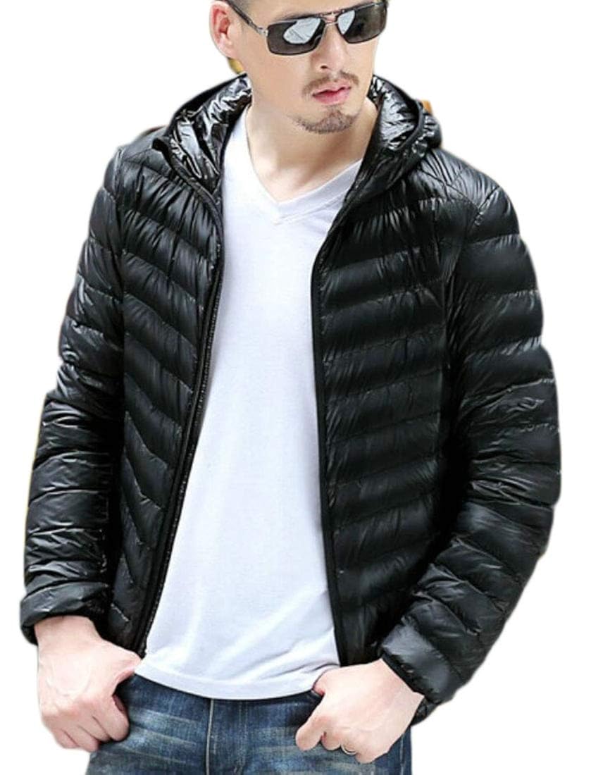 Jmwss QD Mens Slim Fit Quilted with 