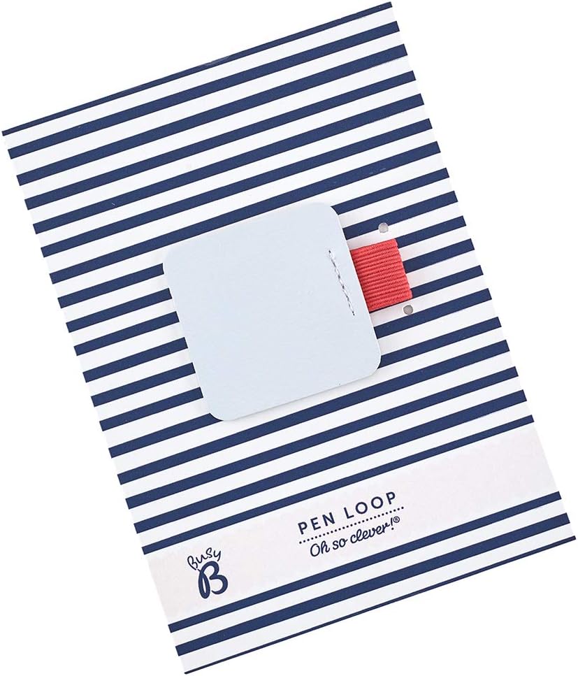 Busy B 9981 Pen Loop - Blue/Red fits any standard pen/pencil
