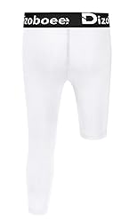 Dizoboee Youth Boys Compression Pants One Leg 3/4