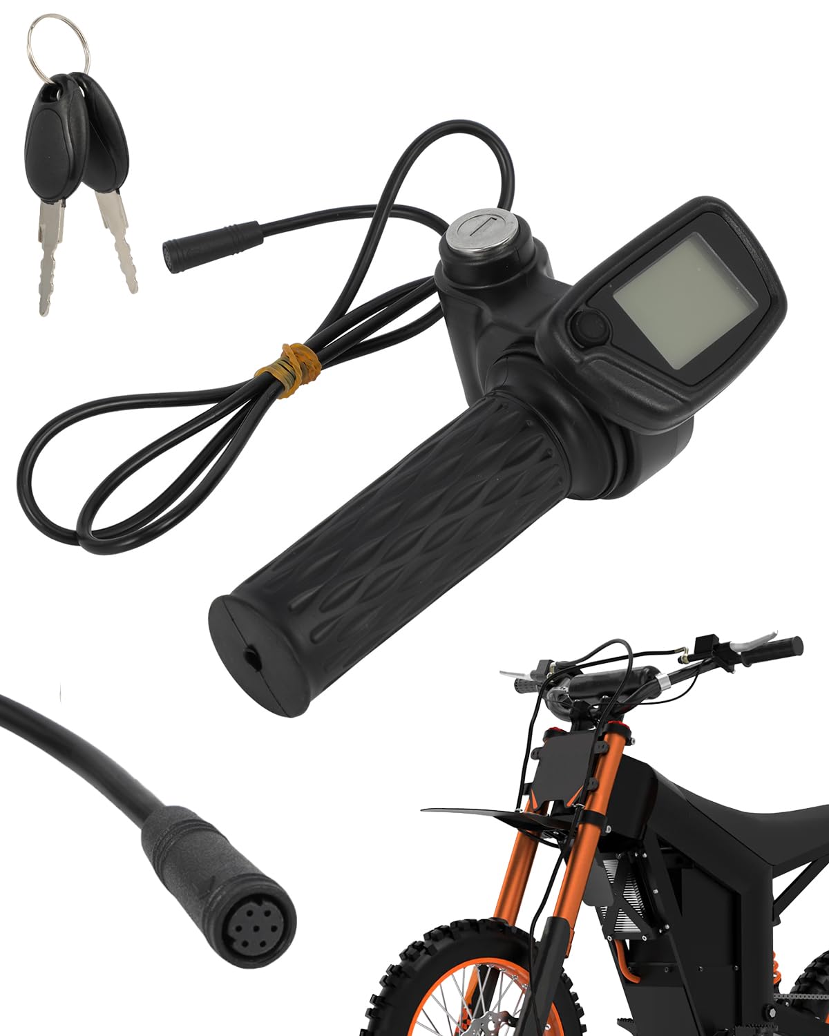 Photo 1 of *USED*
NACORE Throttle With Speedometer for Tuttio Soleil 01 E Dirt Bike Equipped With The Original Throttle That Without M-Button, Black