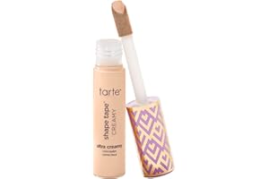 tarte shape tape creamy concealer – Full-Coverage, Hydrating, Natural Matte Finish Formula for Under Eye, Dark Circles, Fine Lines, Redness, Dermatologist-Tested, Vegan, Cruelty-Free
