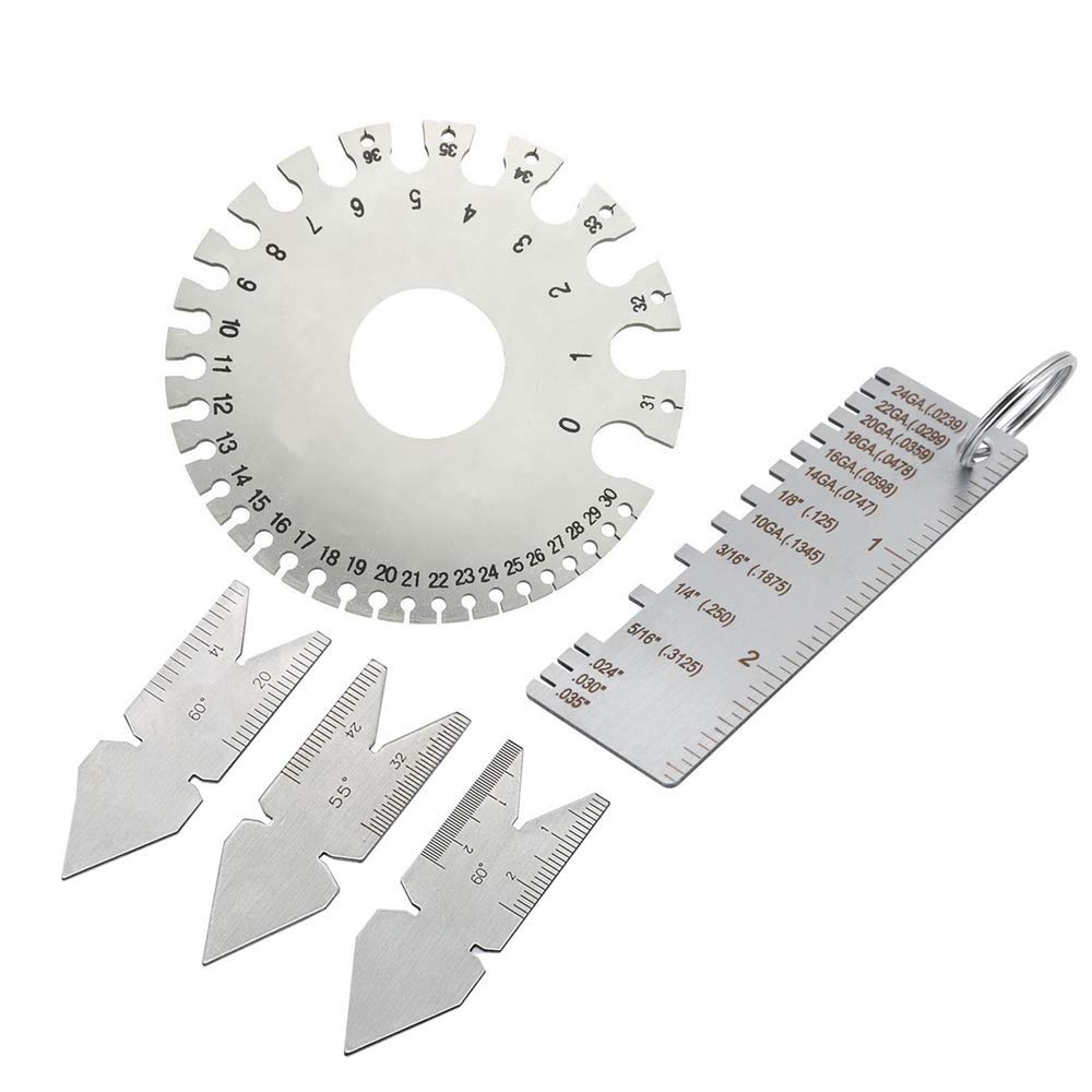 Buy Welding Metal Thickness Gauge Set, Sheet Metal Gauge Working Tool