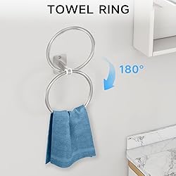 Brushed Nickel Bathroom Accessories Set, KLJKPA 4