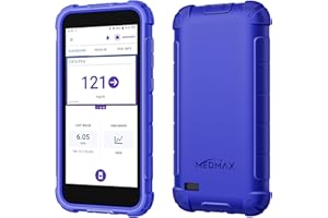MEDMAX Silicone Case for Omnipod 5, Lightweight Shockproof Anti Slip Protective Cover Soft Gel Skin with Raised Bezel for Omnipod 5 Device (Navy)