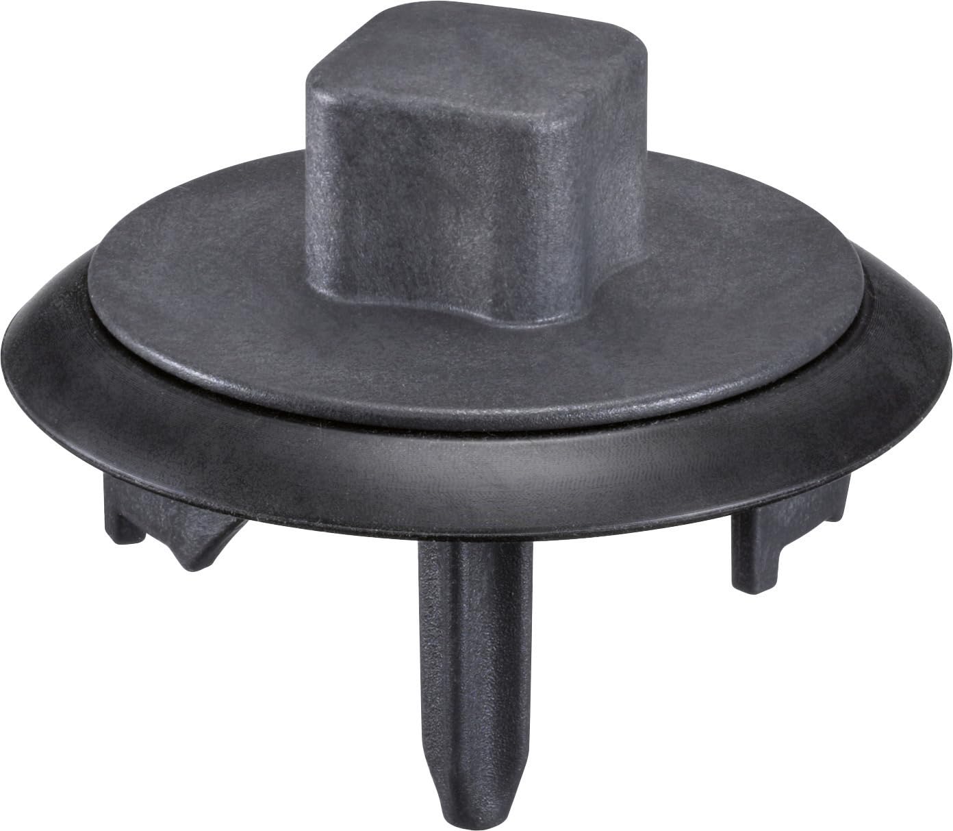 BLANCO InFino Manual Plug, Plastic, Suitable for All BLANCO Sinks with InFino Drain, Perfect for Retrofitting, Diameter 5.3 cm