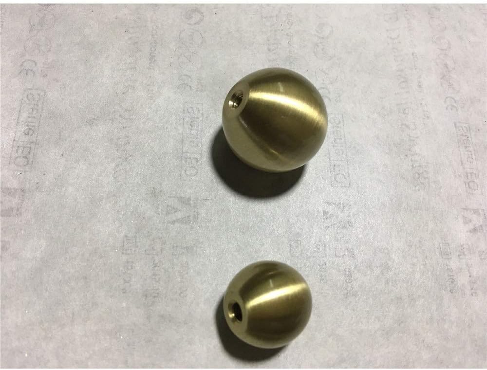 Manijas, Tirador, Tiradores, Perillas, Pulido De Latón Macizo Bola