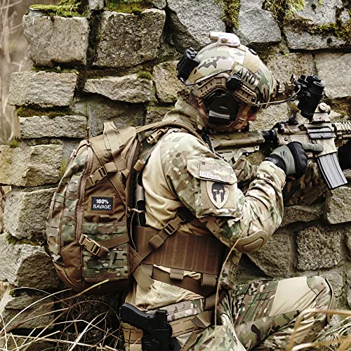 20 Pieces Random Patches Tactical Morale Embroidery Patches, Military Funny Patch Full Embroidered Appliques for Tactical Gear