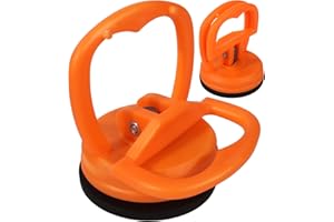 NXVX Small Car Dent Puller with Suction Cups, 2-Pack Mini Dent Remover Tool Kit, Compact Lifter for Paintless Repair, Ideal for Car Body Dent, Glass, Tiles, and Mirrors, 2.24 Inch 57mm (2024 New)