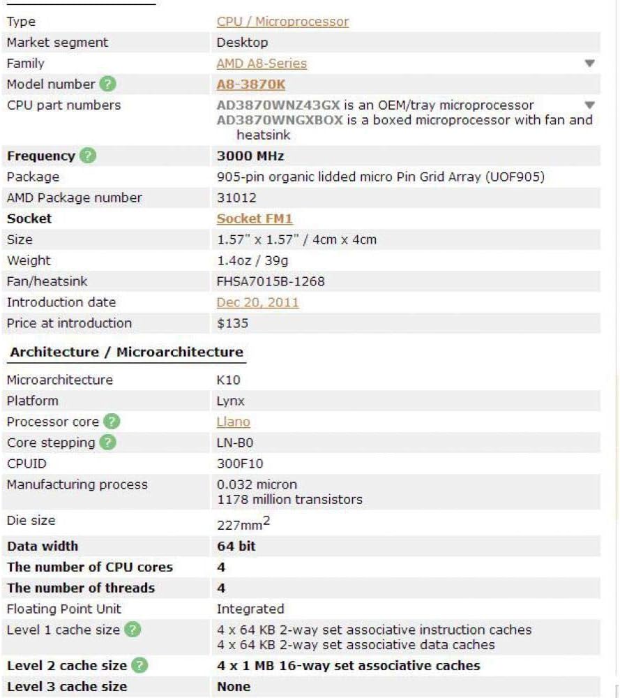 Computer Components Cpu Processors Clean Te Ua Amd A8 Series A8 3870 A8 3870k A8 3870k 3 0 Ghz Quad Core Cpu Processor Amd Radeon Apu A8 Ad3870wnz43gx Socket Fm1