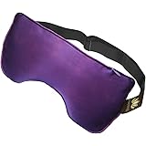 ASUTRA Silk Eye Pillow Filled With Organic Lavender & Flax Seeds (Plus Removable Pouch and Free Gel Eye Mask)