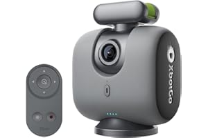 XbotGo Chameleon AI Auto Sports Action Camera - 4K 60FPS Soccer Camera and Basketball Tracking Camera for Team Sports, Live S