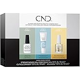 CND™ CARE.CONDITION.COAT™ KIT – Nail Strengthener, Cuticle Cream & Oil - Strengthener RXx, Cuticle Eraser & SolarOil - 3-Piece Nail Treatment