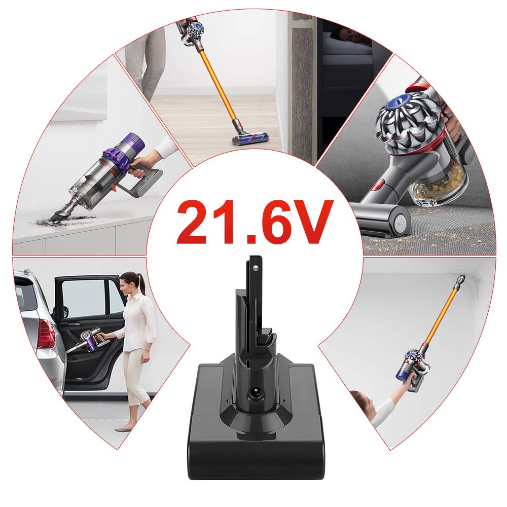 3 5ah 21 6v Replacement For Dyson V7 Battery Lithium Handheld Vacuum Cleaners Cordless V7 Animal Replacement For Dyson 21 6 Volt Battery V7 Hepa Motorhead Pro V7 Trigger V7 Car Boat Buy Online In El
