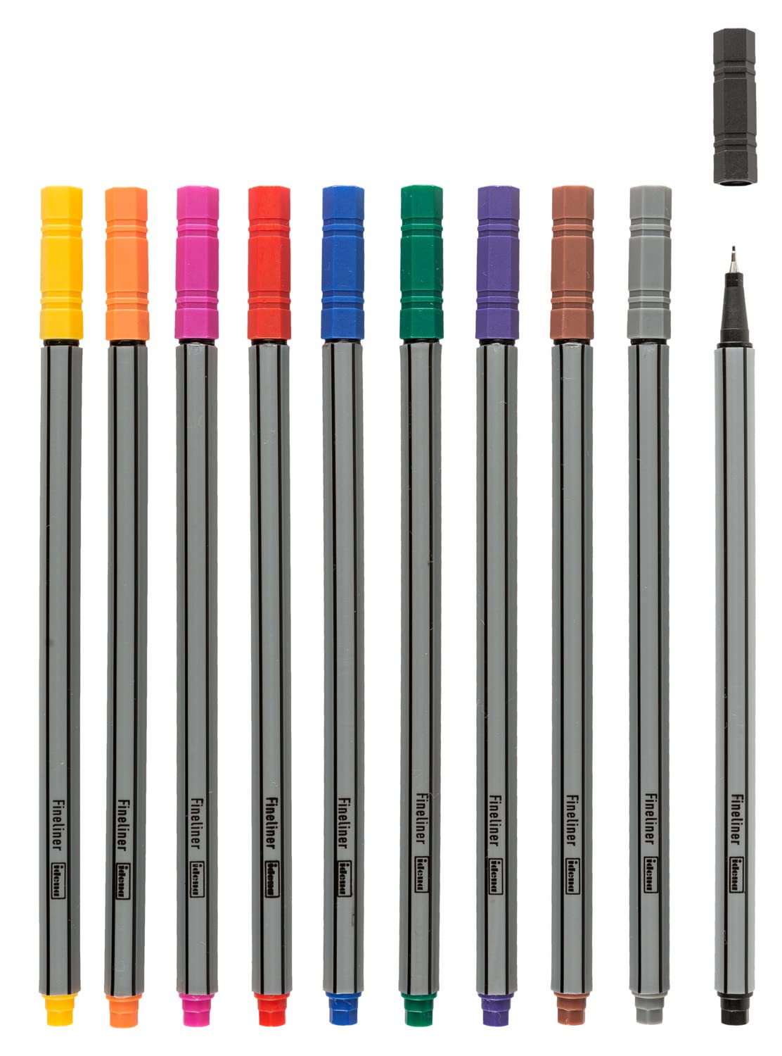 Idena fineliners, 10 Pieces, 0.4 mm, 516113