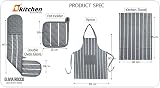 Olivia Rocco 5pc Kitchen Set: Apron, Oven Mitts, Pot Holder, Tea Towels - view 4