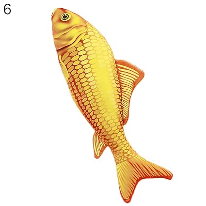 Amazon Com Mosichi 3d Big Fish Shaped Throw Pillow Soft Plush
