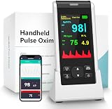 HOLFENRY Oxygen Monitor Finger Pulse Oximeter with App Bluetooth CE UK view 9