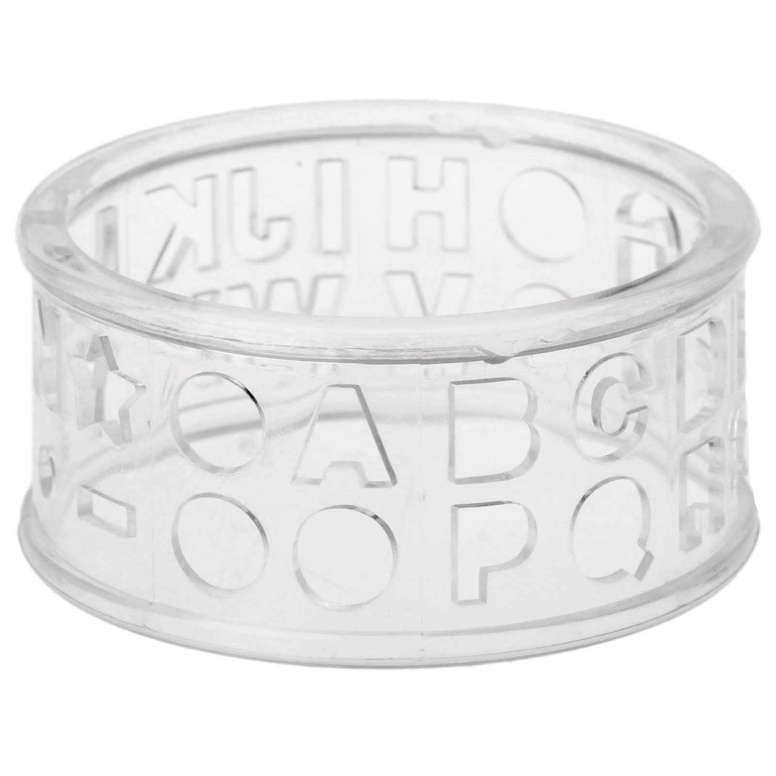 MUXSAM 1pc Golf Ball Letters Alphabet Marker Transparent Template Monogrammer Drawing Tool