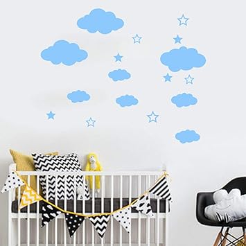 Noir Diy Bricolage Nuages Wall Stickers Chambre Enfants Decoration Art Dinglong Autocollant De Mur De Nuage Accessoires De Decoration Cuisine Maison Mosquitocontrolequipment Com
