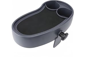 Wzenclave Adjustable Hot Tub Tray with Cup Holder, Anti-Slip, Splash Guard, Beverage, Snacks, Books, Plastic, Rectangular, Ma