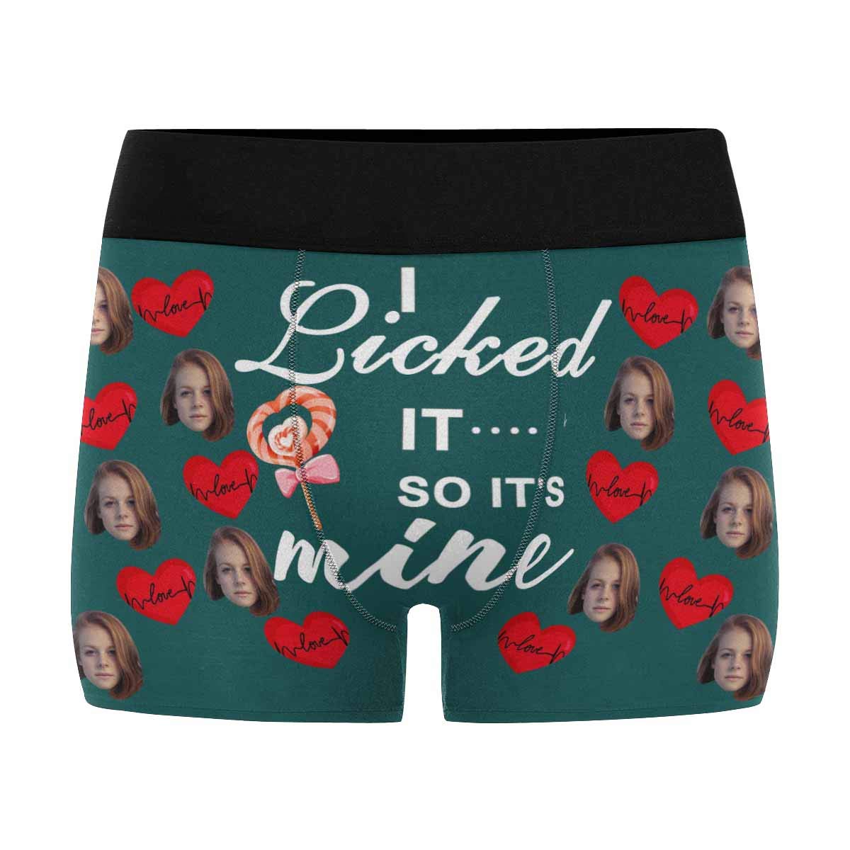 Custom Boxer Briefs, Personalized Funny Face