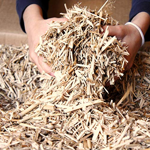 Kleintier-Einstreu Häckselgut Häcksel aus Miscanthus/Elefantengras für Hasen Kaninchen Maus Vogel Meerschweinchen - Kleintierstreu / Hamsterstreu statt Stroh- u. Hobelspäne für Käfig & Stall (2x 170l) – Bild 5