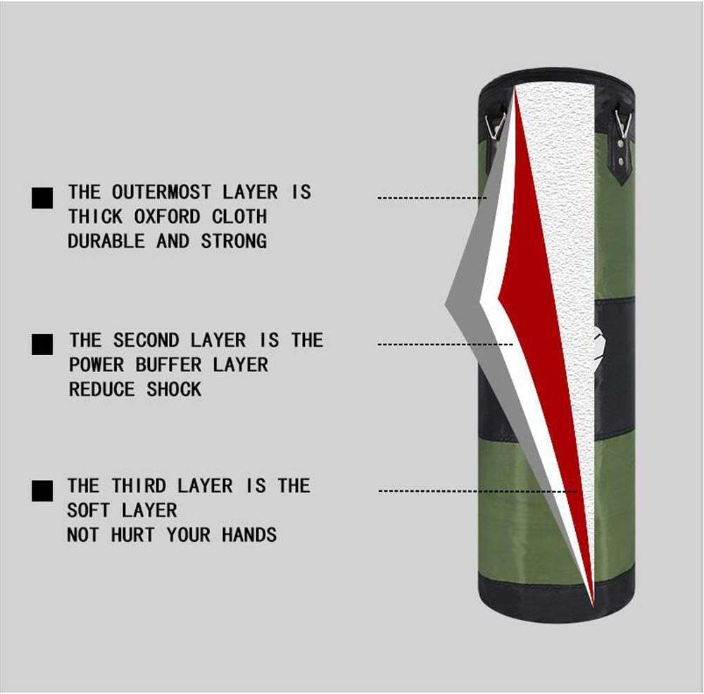 SOTF Hanging Punching Bag Fitness Muscle Training MMA Boxing Sandbag Without Filler : Sports & Outdoors
