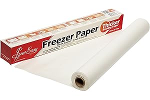 Sew Easy Plastic Coated Freezer Pattern Quilting Paper, 12.1m x 381mm, Natural