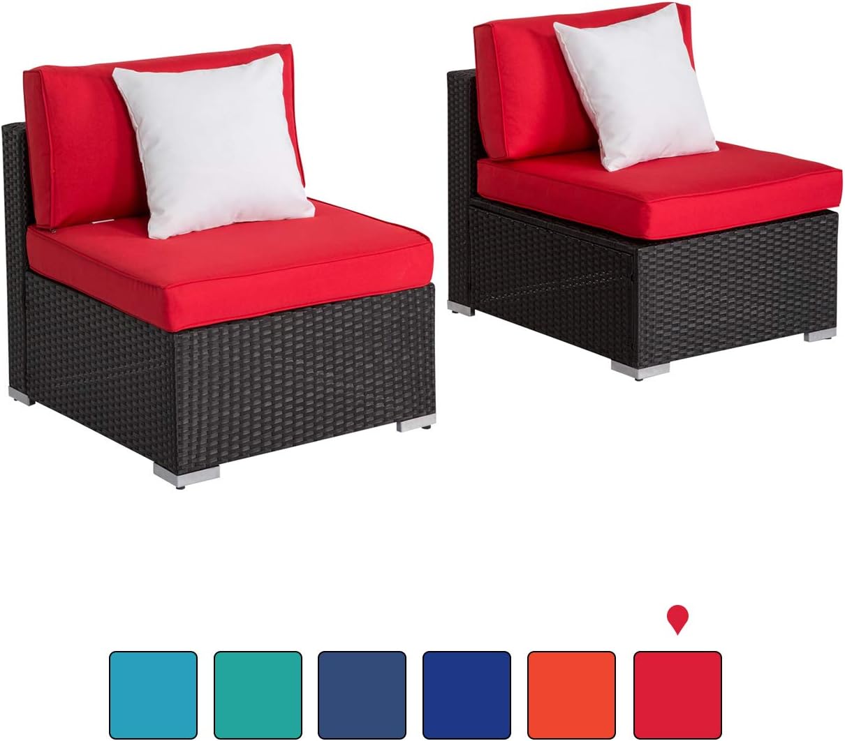 Best red sectional patio furniture