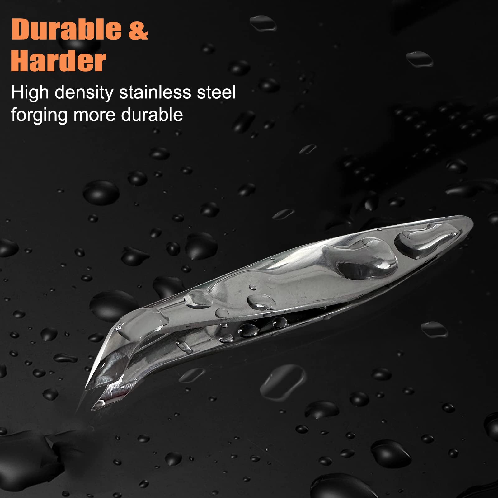 THRAU Mini Cuticle Trimmer is the perfect item for manicure and pedicure.Stainless steel cuticle nippers can be used to care for nails and dry skin.Finely pointed cut clipper for precise trimming