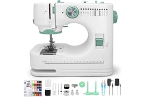 Xamanabu Sewing Machine for Beginners with 12 Built-in Stitches, 6 Included Feet, Portable Sewing Machine with Foot Pedal, Hi