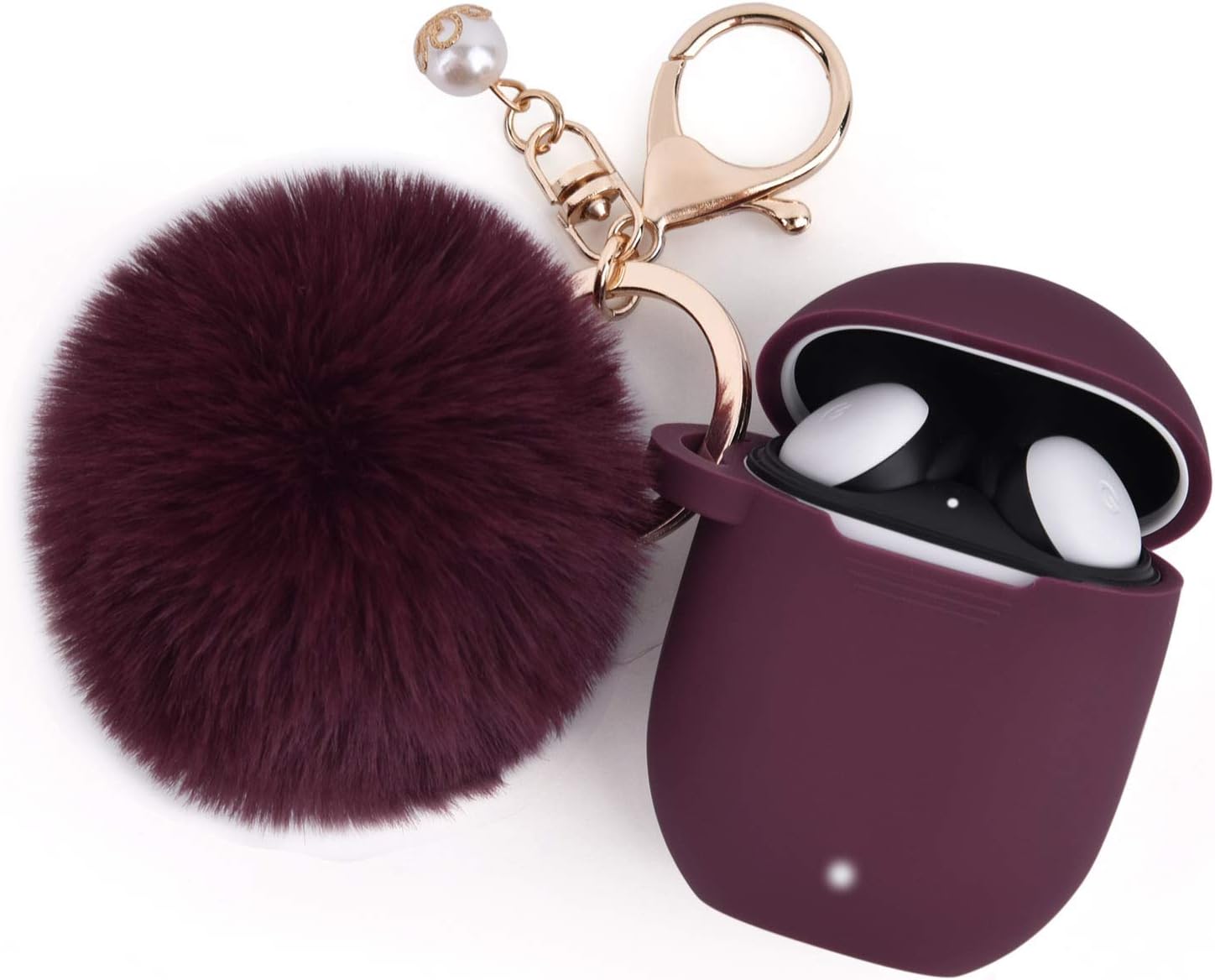 MOFREE Case Compatible for Google Pixel Buds 2 Case Cute Soft Silicone Scratch