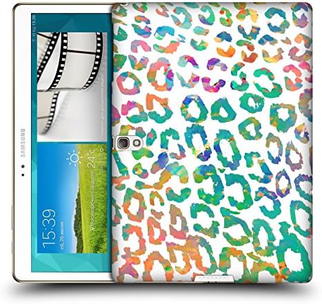 Official Amy Sia Aqua Leopard Animal Prints Hard Back Case for Samsung Galaxy Tab S 10.5