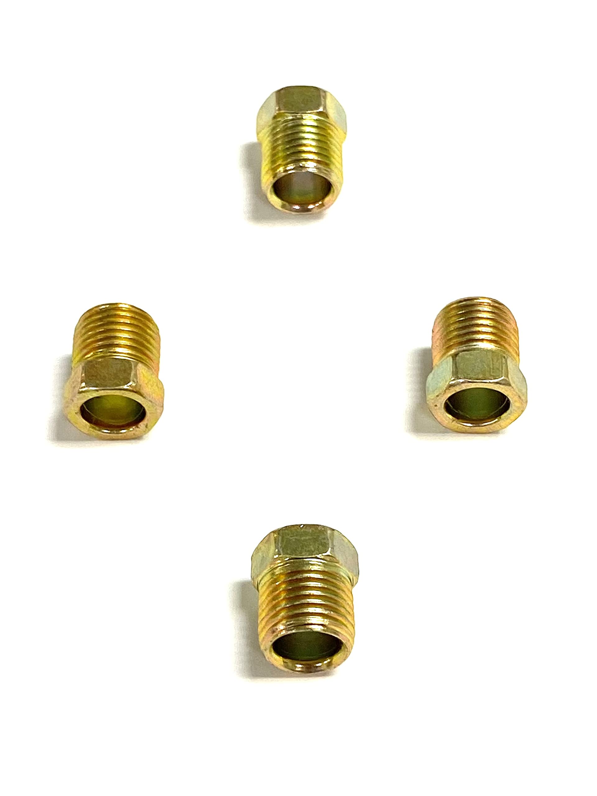 Photo 1 of The Stop Shop Inverted Flare Tube Nuts For 5/16 Inch Tube, 1/2"-20 Threads (Pack of 4)