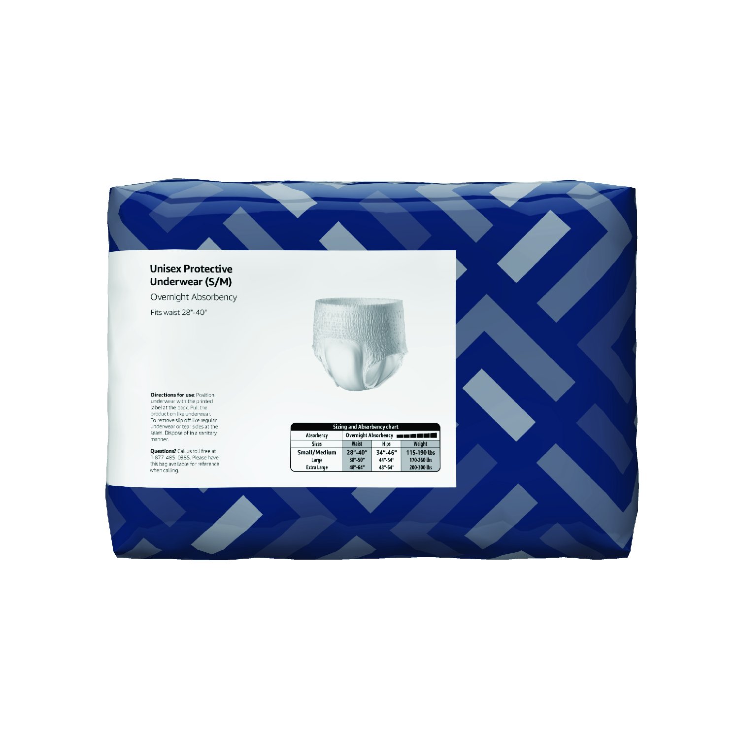 Amazon Brand Solimo Incontinence Underwear for Men and Women