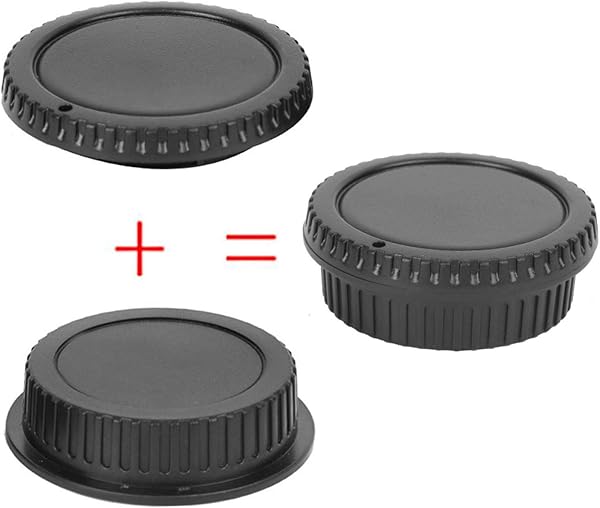 zhuolong Camera Body Lens Cover Kit Lightweight Dustproof Scratch Resistant Fit for Canon EF Camera BodyEF Mount Camera Lens