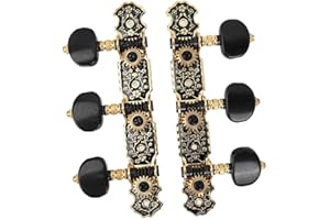 BNINETEENTEAM Guitar Locking Machine Head 1:18 Tuners Tuning Keys Pegs 3L3R Machine Heads