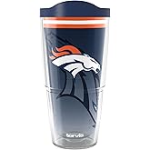 Tervis NFL Denver Broncos - Forever Fan Made in USA Double Walled Insulated Tumbler Travel Cup Keeps Drinks Cold & Hot, 24oz, Classic