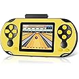 TaddToy 16 Bit Handheld Game for Kids Adults, 3.0'' Large Screen Preloaded 230 HD Classic Retro Video Games with USB Rechargeable Battery & 3 Game Cartridges for Birthday Gift for Kids 4-12 (Yellow)