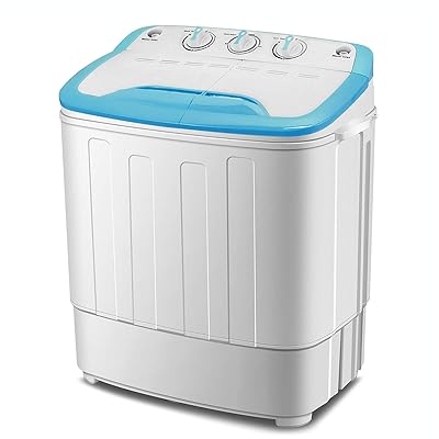 4-EVER Mini Washing Machine, Portable Twin Tub Kuwait Ubuy
