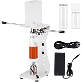 JIAWANSHUN Electric Manual Can Sealer Height Adjustable for Plastic Cans | 2.2-3.9'' Dia &amp; 2.4-6.7'' Height Soda Can Sealing Machine for Home Brewing, Milk Tea, Juice Beverage Packaging