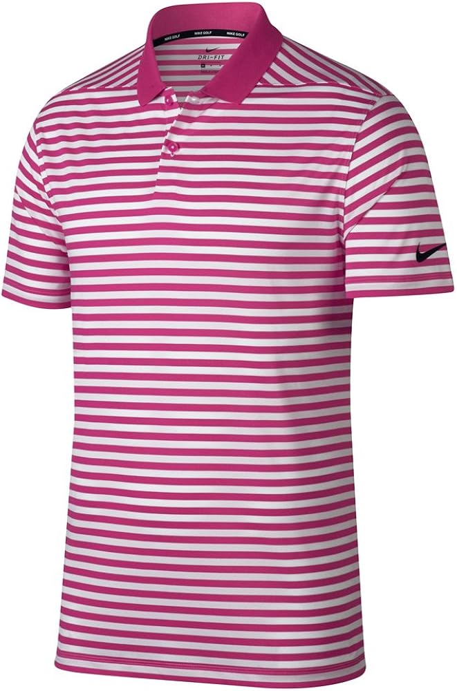 pink nike polo